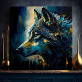 Dekorativna slika na platnu - PREMIUM ART - Wilderness in Wolf Eyes